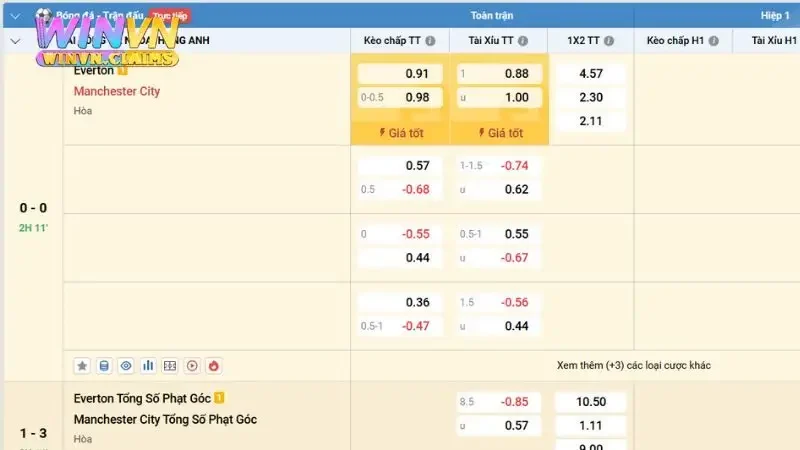 Hướng dẫn tham gia cá cược thể thao WINVN